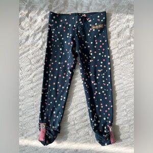 Matilda Jane Wonderment Navy Confetti Leggings Size 2T VGUC